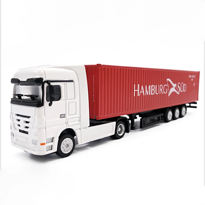 1/87 Scale Container Trailer Box Truck Diecast Alloy Truck