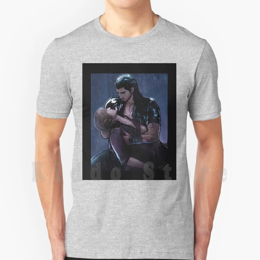 Non Morire Con Me , Iggy... Maglietta Fai Da Te Big Size 100% Cotone Ffxv Final Fantasy Xv Ignis Gladio Episodio Ignis Final Fantasy