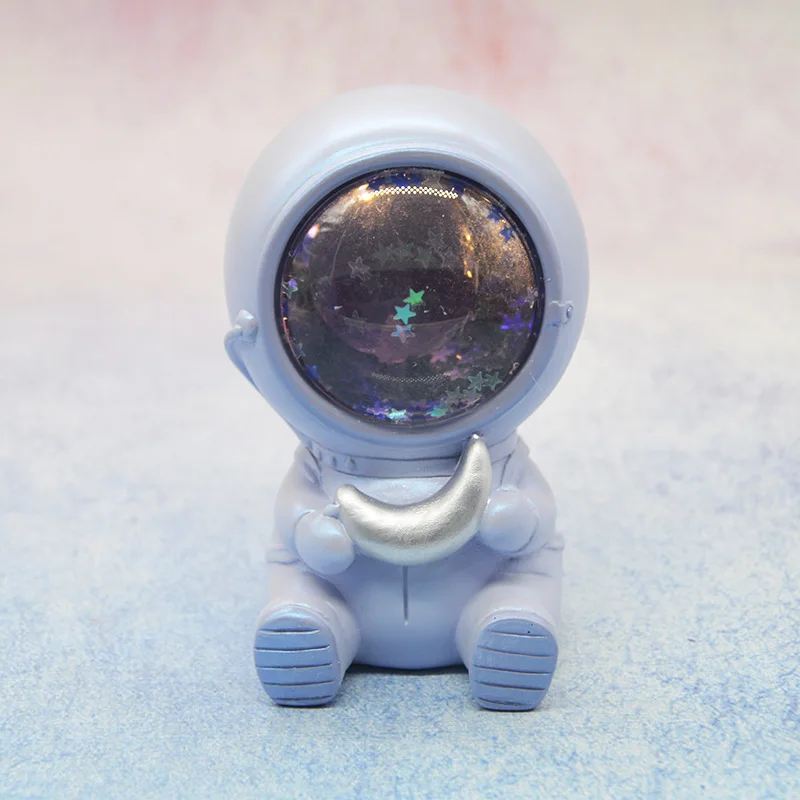 Dream Star Night Light Planet Night Lamp Creative Cute Astronaut Night Lights for Home Bedroom Decor Lamp Baby Kids Xmas Gift - Испускаемый цвет: blue