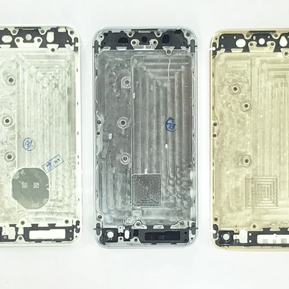 Задняя крышка для iPhone 4, 4G, 4S, 5, 5G, 5S, SE, чехол для мобильного телефона, металлическая крышка, задний Чехол, запасная деталь для обслуживания
