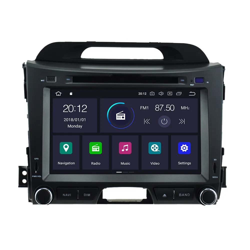 PX6 DSP Android 9,0 автомобильный Радио Мультимедиа DVD видео плеер gps для KIA Sportage 2010- gps Navi аудио стерео головное устройство карта