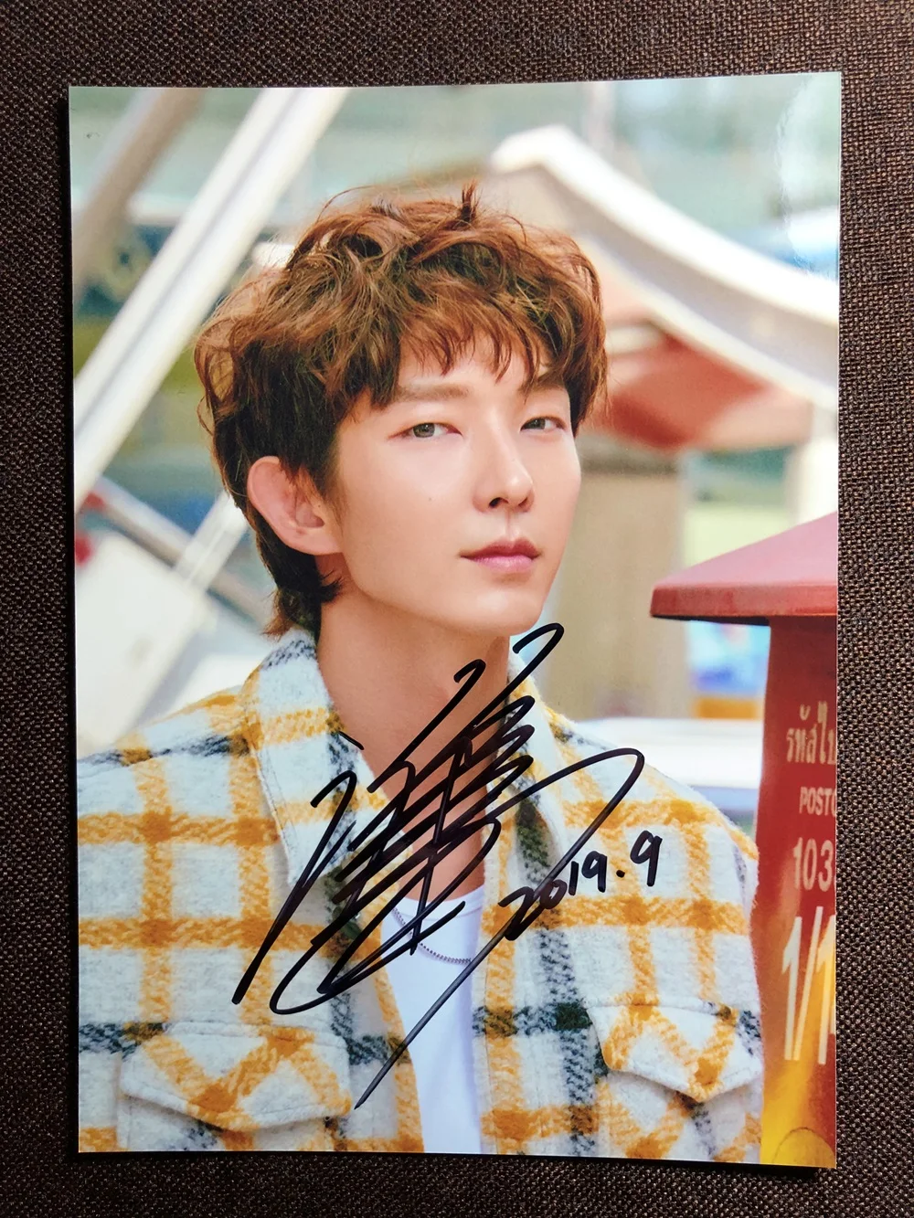 LEE JOON GI Joongi ли Joongi Автограф Подпись фото 5*7 K-POP 102019A