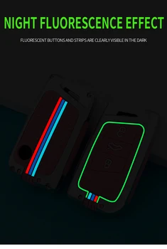 Fob della protezione della copertura della cassa chiave dell'automobile in lega di zinco per VW Volkswagen Passat B8 Magotan Golf per Skoda Kodiaq Superb A7 accessori 4 Fob della protezione della copertura della cassa chiave dell'automobile in lega di zinco per VW Volkswagen Passat B8 Magotan Golf per Skoda Kodiaq Superb A7 accessori - Fob della protezione della copertura della cassa chiave dell automobile in lega di zinco per