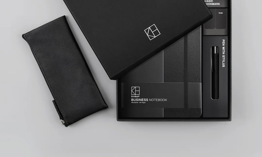 xiaomi youpin kinбор бизнес набор ручек блокнот закладки пенал-конверт офисный костюм в подарок практичный, высококачественный