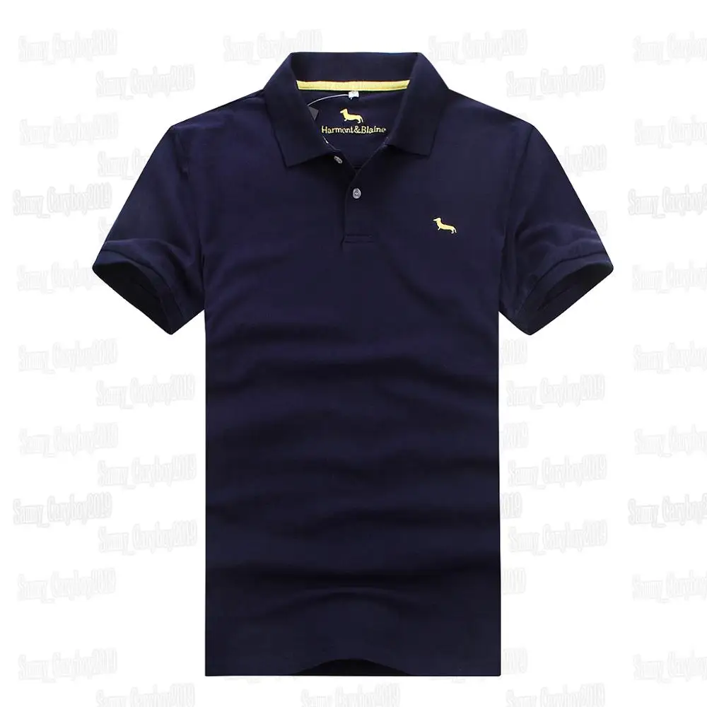 Мужские поло, Homme Polo, короткий рукав, Harmont& Blaine, лето, солнечный свет, хлопок, высокое качество, классика, повседневный стиль, большие размеры M до 3XL, EdenPark