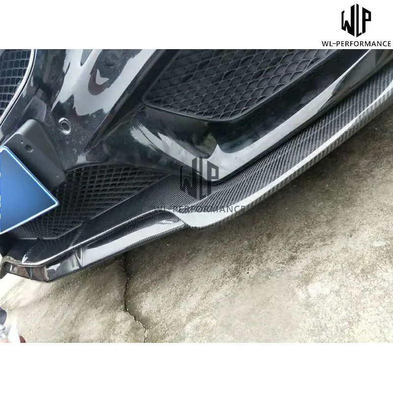 W207 высококачественный передний губной сплиттер из углеродного волокна для автомобиля для merceers-Benz E Class W207 E200 E260 E350 Coupe 14-17