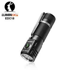 Lumintop EDC18 2800 люмен EDC фонарик боковой переключатель Anduril UI 18650 фонарик с магнитным хвостом и диффузором