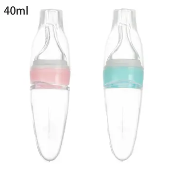 

Baby Medicine Dispenser Pacifier Silicone Squeezing Feeding Water Juice Bottle smart Feeding Device Flatware Utensils dispenser