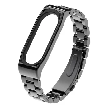 

Metal Case Strap for Xiaomi Miband 4 3 Bands Fitness Bracelet Stainless Steel Smart Watch Strap for Miband 3 4 Wristband