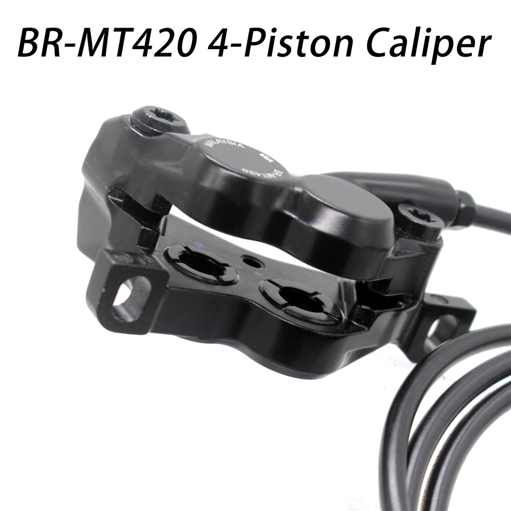 SHIMANO MT420 4 поршневой тормоз Горный велосипед Hidraulic дисковый набор MTB левый и правый