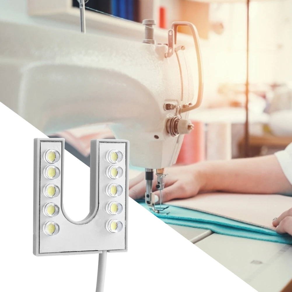 Швейная машина светодиодный подсветка для одежды освещение рабочие огни энергосберегающие лампы с магнитами промышленные огни 10 светодиодный ЕС штекер