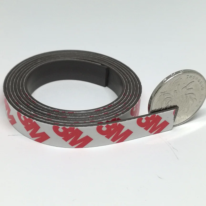 security chain 10Meters/Lot Rubber Magnet 10*1 20*1 30*1 mm self Adhesive Flexible Magnetic Strip Rubber Magnet Tape width 10x1 20x1 30x1mm Tile Grout Hardware