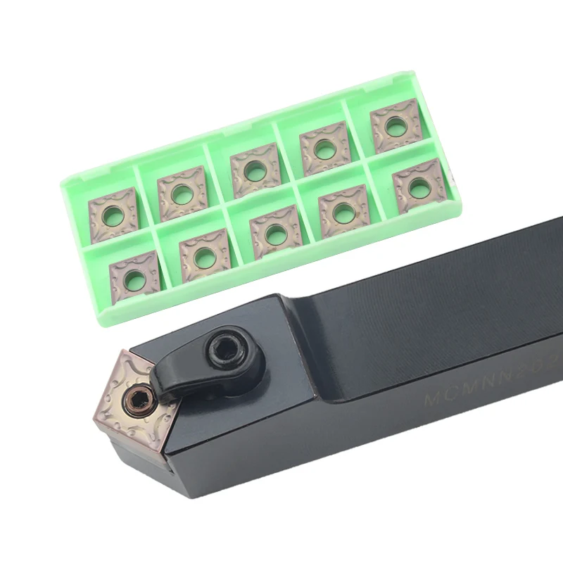 MCMNN2020K12-100 MCMNN2525M12-100 External Turning Tool Holder CNMG12 Carbide Inserts MCMNN Lathe Cutting Machine Tools Set