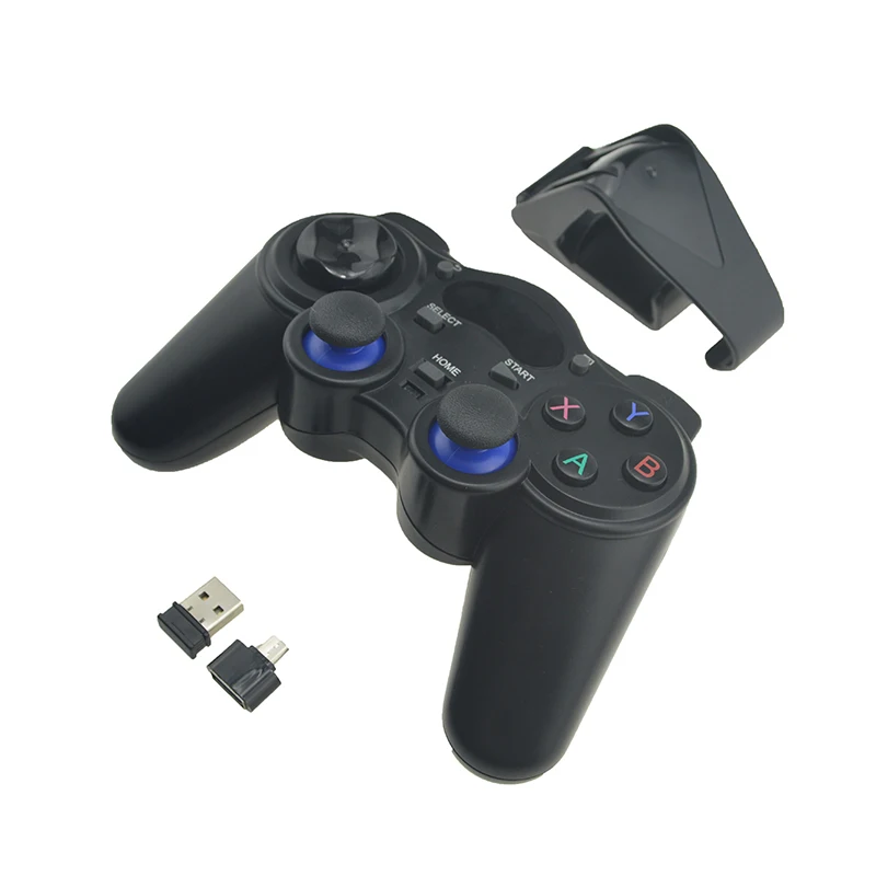 2,4G беспроводной геймпад Черный Android контроллер универсальный джойстик для Android смартфон для ПК Планшет для PS3 консоль