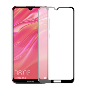 

50Pcs Full Glue Full Coverage Tempered Glass For Huawei Y3 2017 Y5 Prime 2018 Y6 Pro 2019 Screen Protector Protective Film