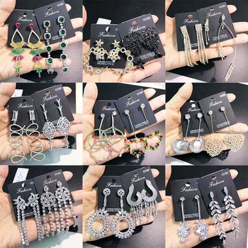

30 Pairs/lot simple cute women jewelry earrings wholesale 201109-122