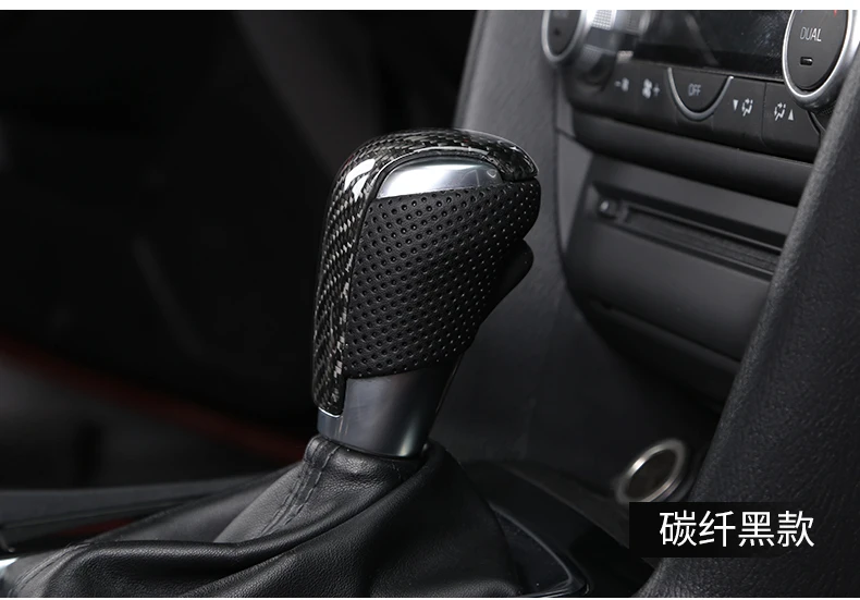 Fit for mazda 3 6 cx-4cx-5-3-8 carbon fiber shift knob gear shift paddle lever gear head handball