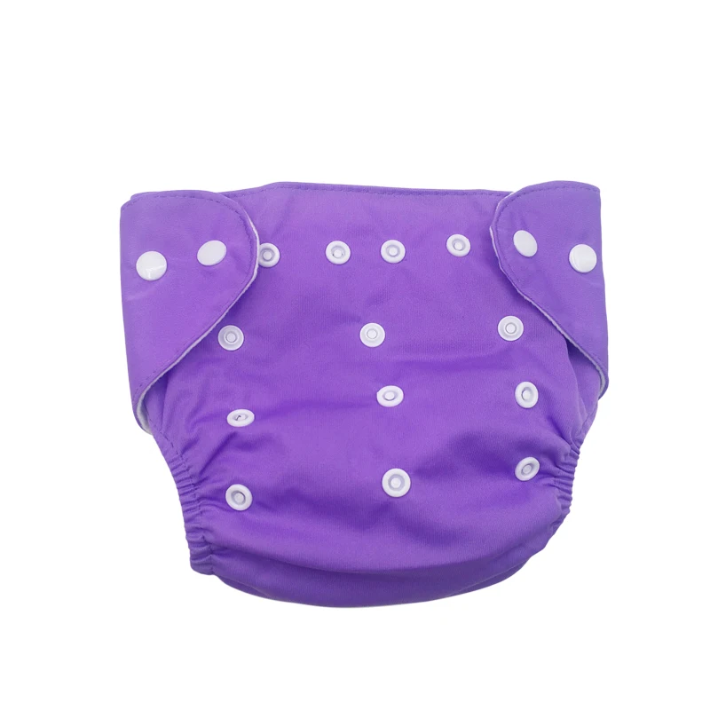 Purple Подгузники для новорожденных, моющиеся многоразовые подгузники, хлопковые тренировочные штаны, тканевые подгузники для малышей, подгузники для детей на осень и зиму - Цвет: Purple