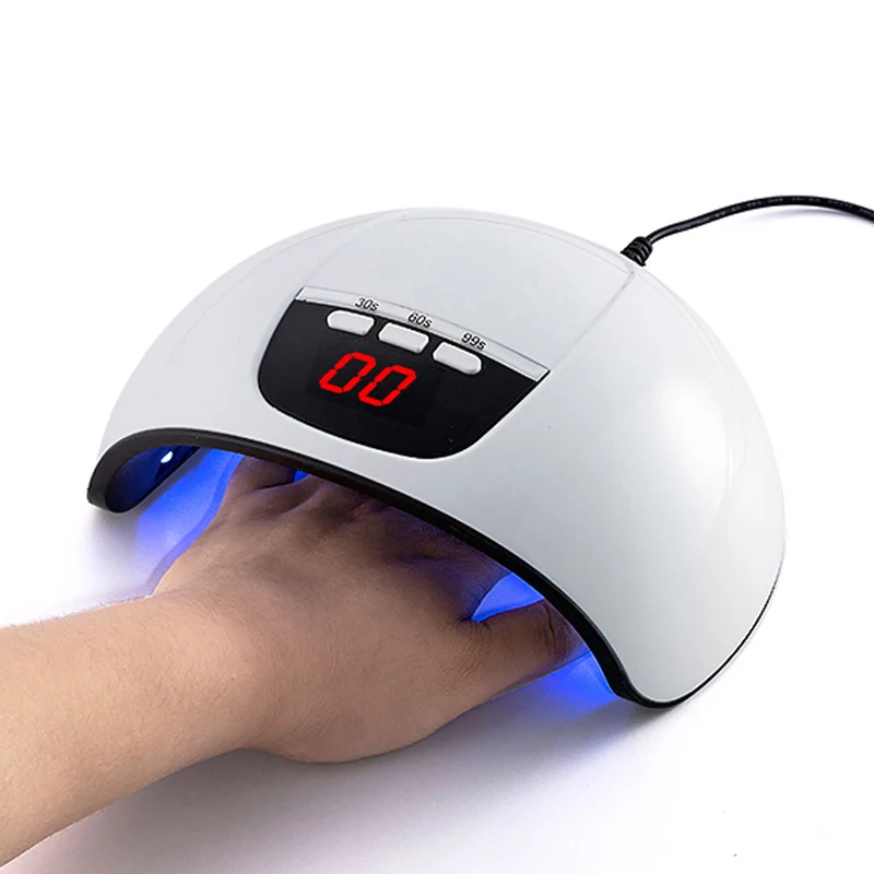 Newest LED Lamp 120W Hight Power Gel Lamp 36 leds UV Lamps Fast Curing Nail Dryer With Big Room and Timer Smart Sensor Nail Tool