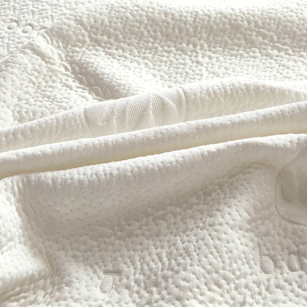 Svetanya waterproof Bamboo Fiber Fitted Sheet Bedsheet Mattress Cover white