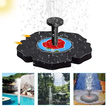 

MeterMall Solar Rose Shape Floating Water Floating Fountain for Outdoor Garden Pool Fountain Garden Decoration