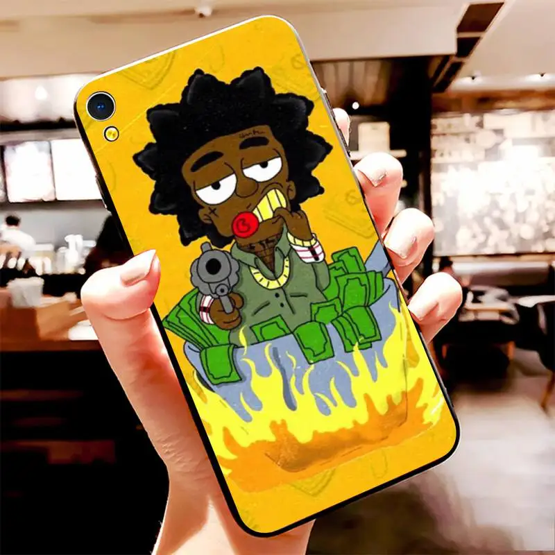 CUTEWANAN Kodak Black Rapper TPU black Phone Case Cover Hull For Vivo Y91c Y17 Y51 Y67 Y55 Y93 Y81S Y19 Y7S Case