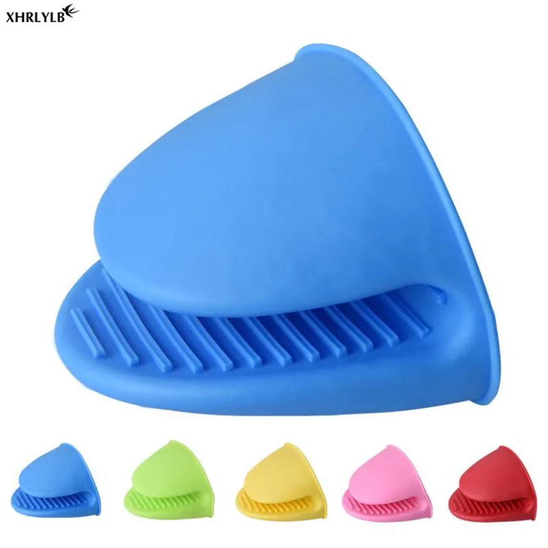 random1pc XHRLYLB силиконовый держатель для посуды с защитой от скальдинга держатель для кухонного изоляционного лотка принадлежности для выпечки кухонных гаджетов. 7z - Цвет: random1pc