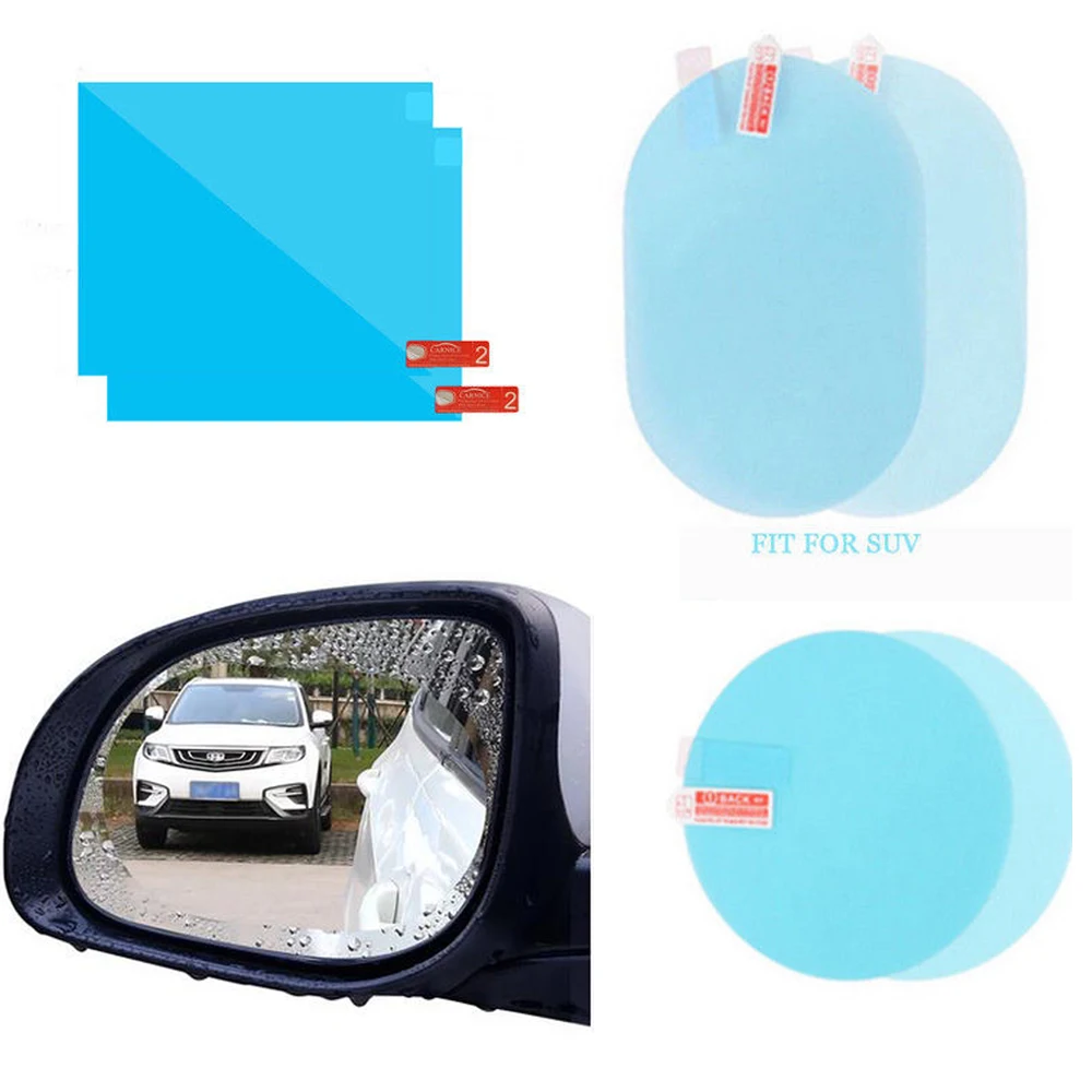 Car Rearview Mirror Protective Film Anti Fog Window Clear Rainproof