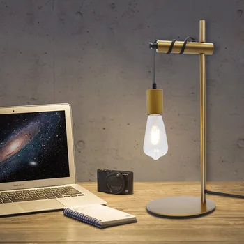 

Artpad Table Light Bed Modern With Switch Decorative Table Lamp Gold For Bedroom Study Office Simple Desk Lamp