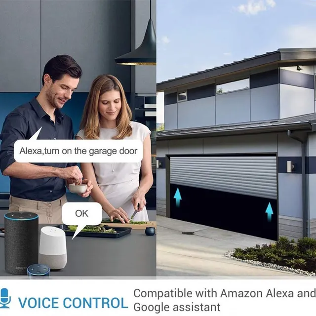 Inteligentny otwieracz drzwi garażowych Tuya WiFi z kontrola aplikacji kompatybilny z amazon alexa Google Home IFTTT sterowanie głosem tanie tanio GD300 IEEE802 11b g n 2 4GHz Tuya Smart Life Alexa Google Assistant IFTTT US EU UK AU White Inteligentny otwieracz drzwi garażowych Tuya WiFi z kontrola aplikacji kompatybilny z amazon alexa Google Home IFTTT sterowanie głosem tanie tanio GD300 IEEE802 11b g n 2 4GHz Tuya Smart Life Alexa Google Assistant IFTTT US EU UK AU White