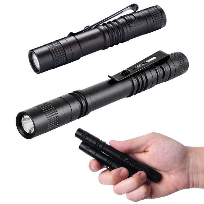 D5 LED Flashlight Pen Light Mini Portable 1000 lumens 1 Switch Mode led flashlight For the dentist and for Camping Hiking Out