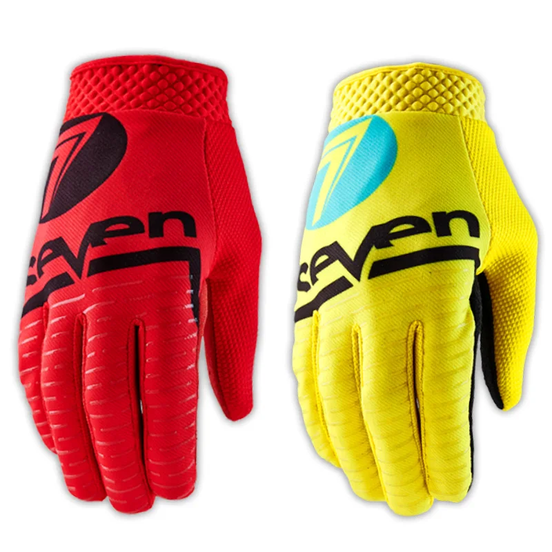 

Seven GS Motorcycle Full Finger Gloves Motocross Protective Gear Motorbike Racing Rubber Hard Knuckle Outdoor for Mens Women