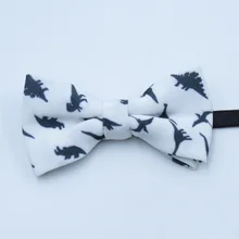 Детский галстук-бабочка с изображением животных из мультфильмов; милый индивидуальный детский воротник из полиэстера; детский бант с изображением Льва и динозавра