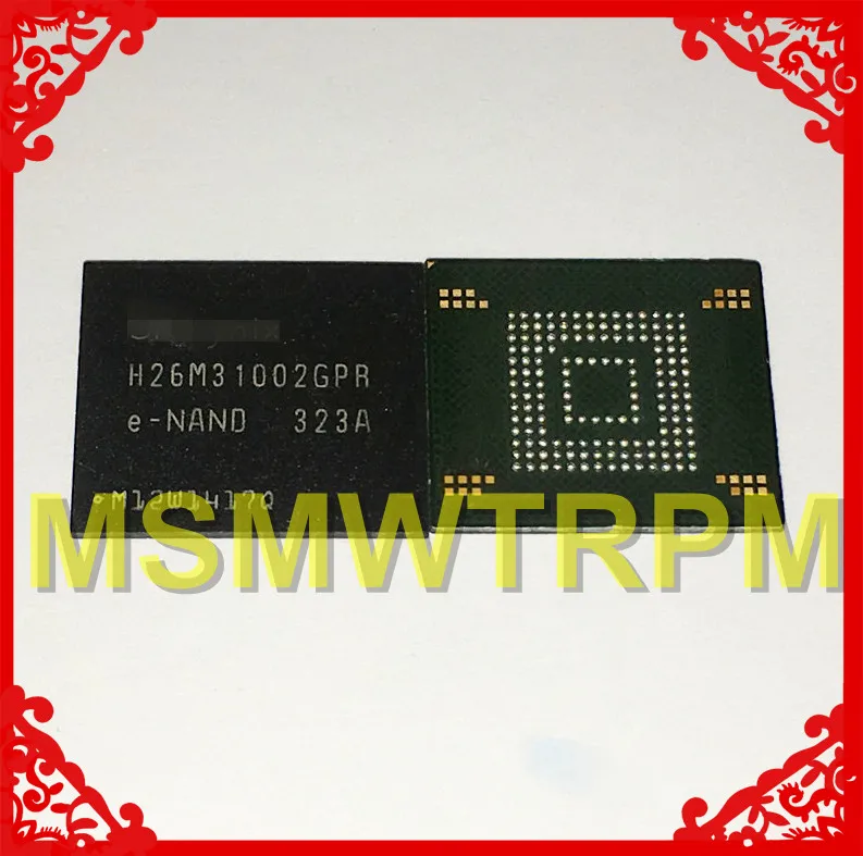  H26M31002GPR BGA153Ball EMMC 4GB Mobilephone Memory New original and Second-hand Soldered Balls Tes