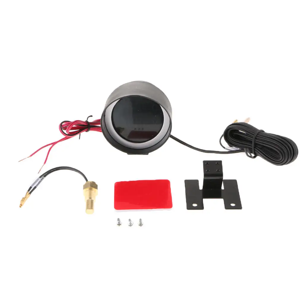 자동차 수온 게이지 전압계, 자동차 온도 센서용 DC 12 V, 24V, 10mm-21mm, 범용 자동차 트럭 디지털 게이지