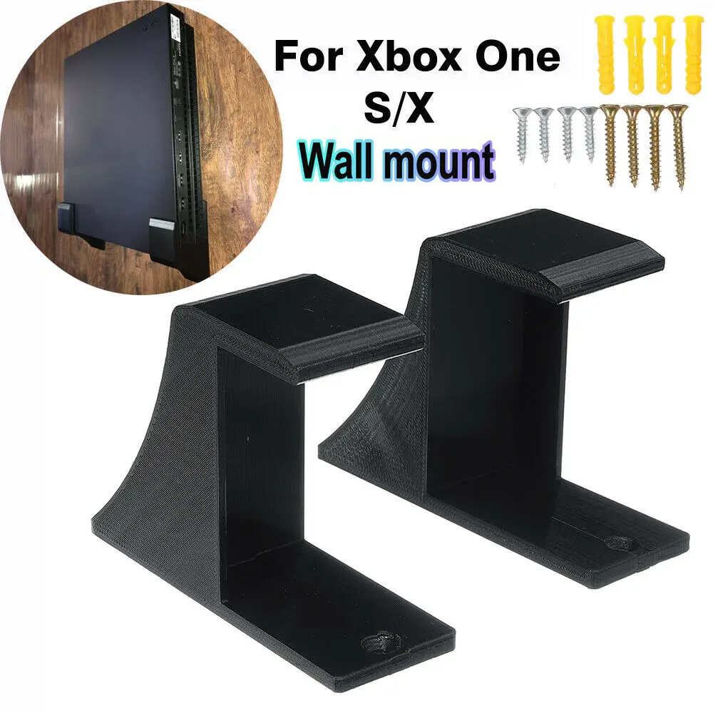 Suporte de Parede para Microsoft Xbox Series Console Suporte de Parede com Parafuso Acessórios para Xbox One s e x