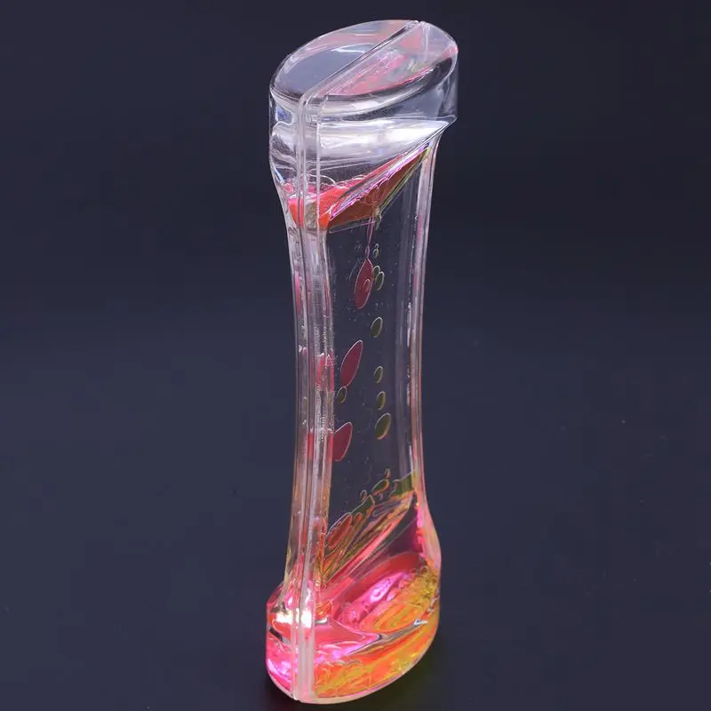 Жидкий таймер Bubble Motion Drop таймер для сенсорного воспроизведения визуальный Bubble Gravity подарок желтый+ розовый красный