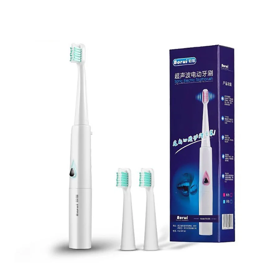 LAIKOU Electric Toothbrush Teeth Brush Dental Brush Sonic Wave Chip Toothbrush Head Replaceable Teeth Whitening Healthy battery - Цвет: 01
