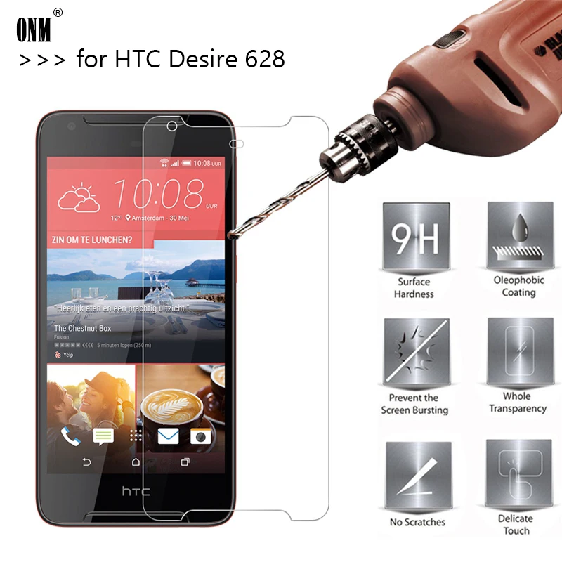 2.5D 0,26 мм 9H Премиум Закаленное стекло для htc Desire 628 Защитная пленка для htc 628 стекло