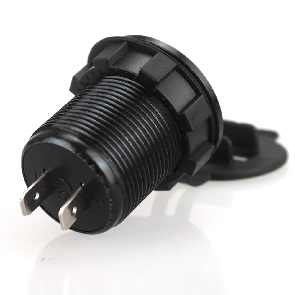 Dual USB Car Charger LED Display Car Charger Metal Power Outlet For Huawei P20 P30 Pro Xiaomi USB Car Charger Fast Charging