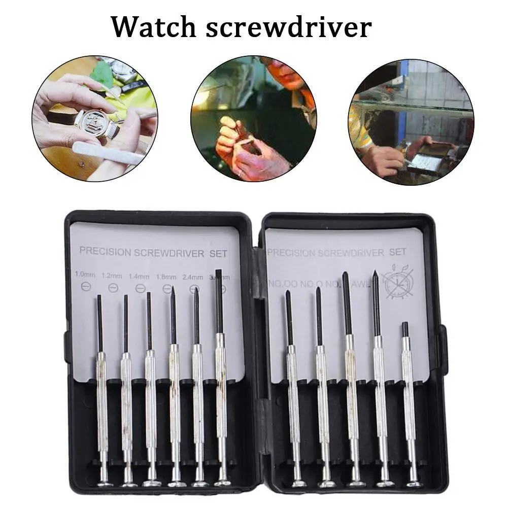 

11PCS Watches Tools Watch Screwdriver Set Repair Kit Multifunctional Repair Tools For Home Garden Camping Watchmakers Tool