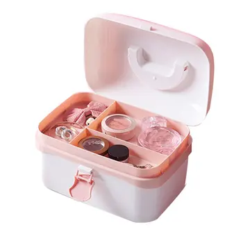 

Family box multilayer storage box first aid box plastic children's small box