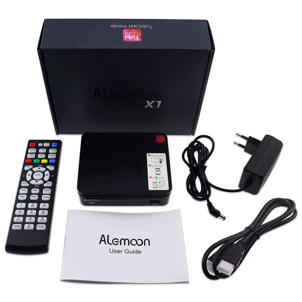 Procaja ALEMOON X1 спутниковый ресивер ТВ приставка Смарт ТВ приставка 1080P full HD DVB S2 Поддержка EPG функция литья телеприставка