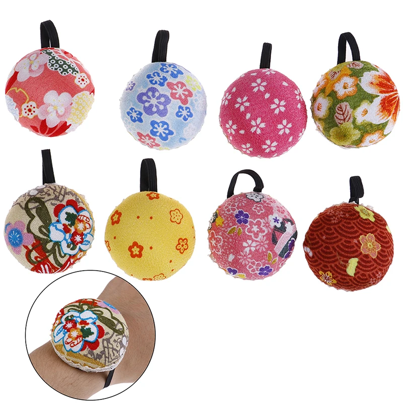 1Pc Hot Selling Cotton Ball Shaped DIY Craft Needle Pin Cushion Holder Sewing Kit Pincushions Sewing Tools & Accessory