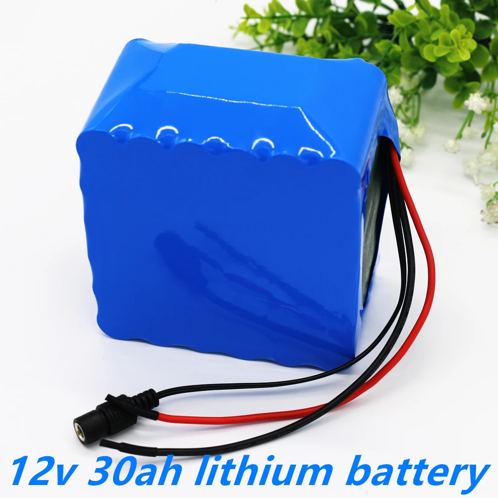 

new 12V 30Ah 3S12P 11.1V 12.6V High-power Lithium Battery Pack for Inverter Xenon Lamp Solar Street Light Sightseeing Car Etc