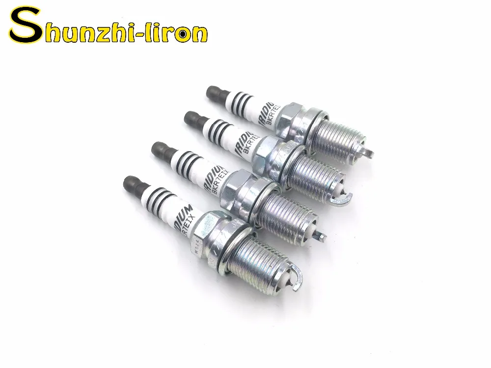 

4 шт. иридиевые IX свечи зажигания BKR7EIX холоднее диапазон тепла 7 для Aston BMW Honda Porsche Audi BKR7EIX 2667