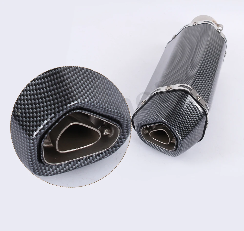 Универсальный 36-51 мм мотоцикл Akrapovic выхлопная Модифицированная труба глушителя для R1200GS R1200 GS XADV X ADV Yamaha R1 ER6N KAWASAKI Honda