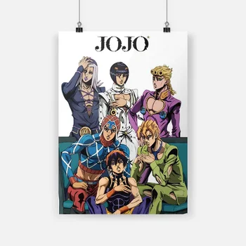 

Team Bucciarati Giovanna Abbacchio Mista Ghirga Fugo JoJo's Bizarre Canvas Poster Painting Wall Art Decor Decoration Prints