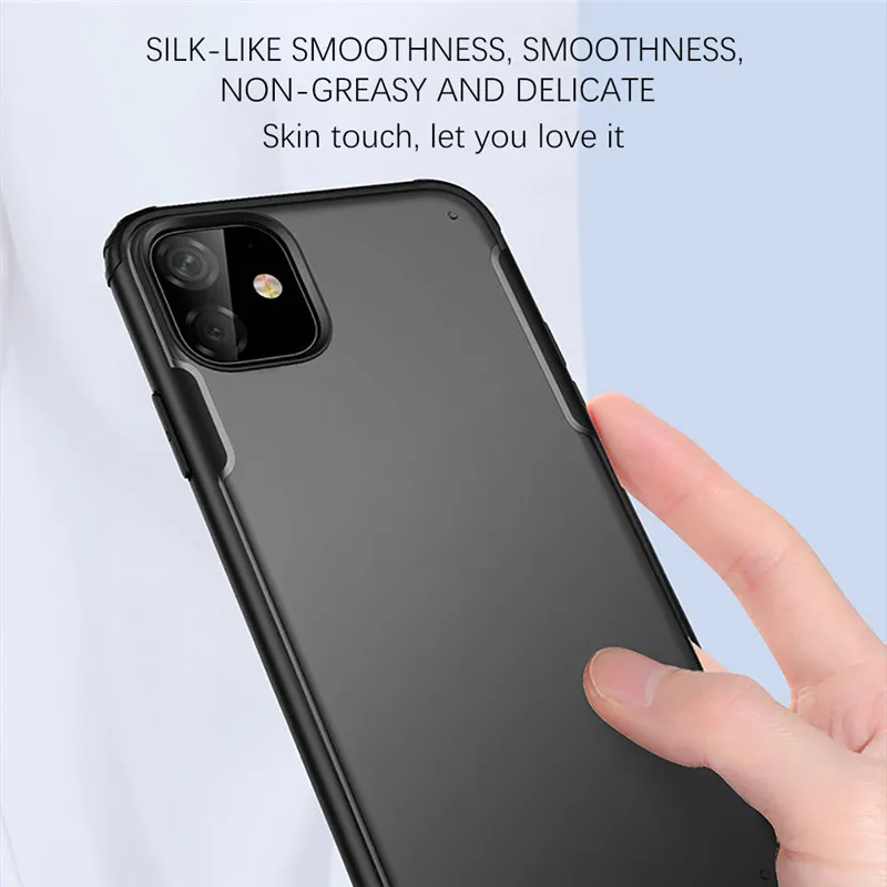 Противоударный резиновый ЖЕСТКИЙ чехол из поликарбоната для IPhone 11 Pro Max Роскошный чехол для IPhone 11 Pro