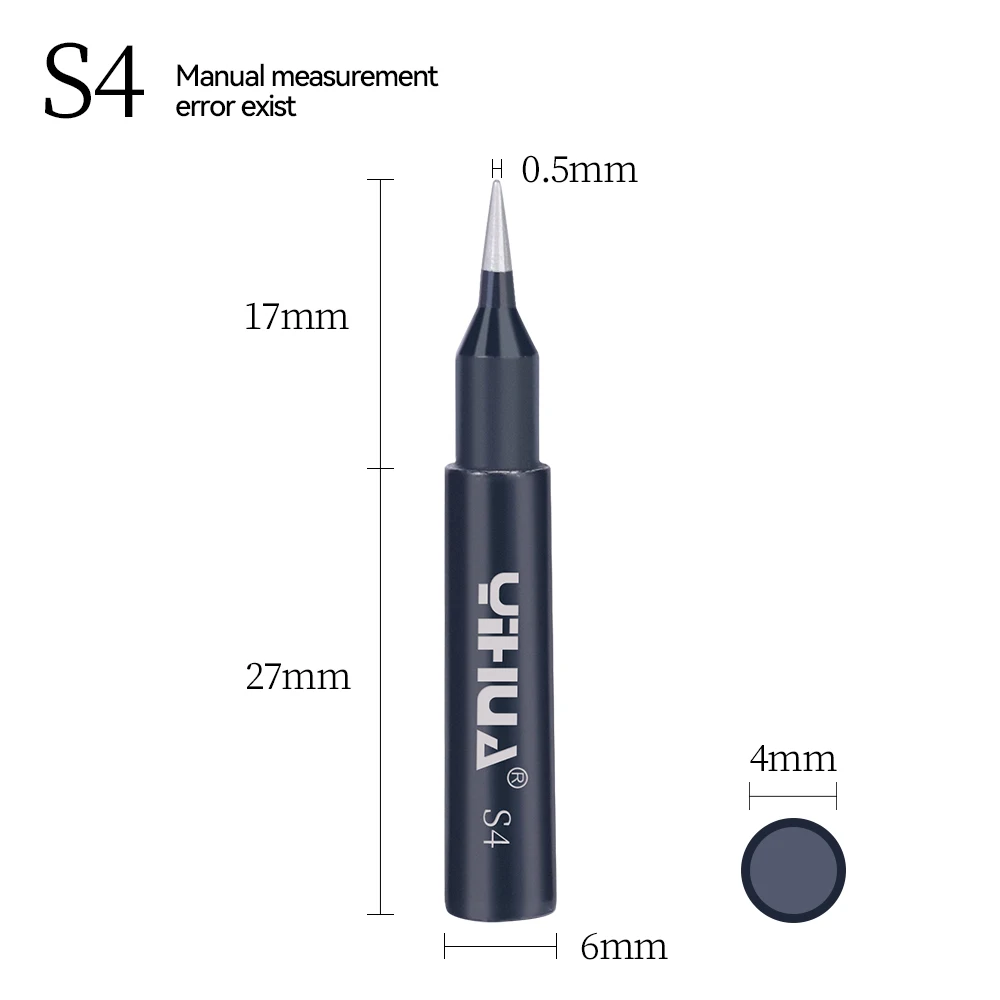 900M-T Soldering Iron Black Tips Repalcement for Soldering Iron Station Handle 8786D 853AAA 995D+ ect electrode rod